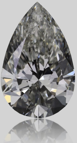 0.3 carat J-VVS2 Natūralus Pear Deimantas (1)