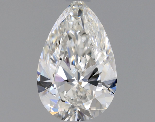 0.5 carat F-VVS1 Natūralus Pear Deimantas (1)