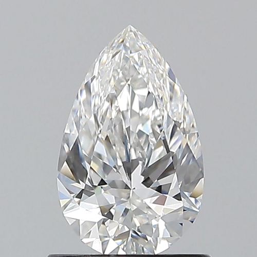 0.9 carat E-VVS2 Natūralus Pear Deimantas (1)
