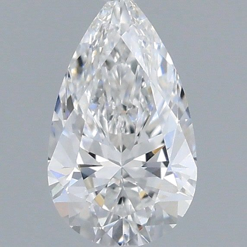 0.4 carat D-VS2 Natūralus Pear Deimantas (1)