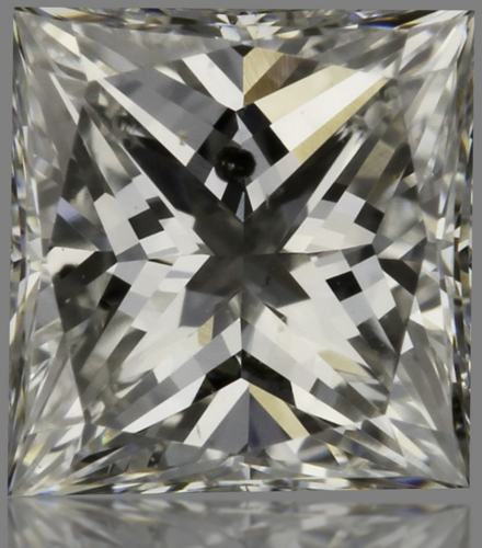 0.44 carat E-SI2 Natūralus Princess Deimantas (1)