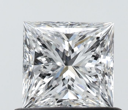 0.6 carat E-VS2 Natūralus Princess Deimantas (1)