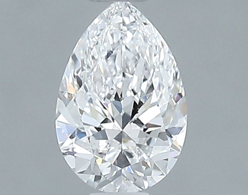 0.5 carat D-VS1 Natūralus Pear Deimantas (1)