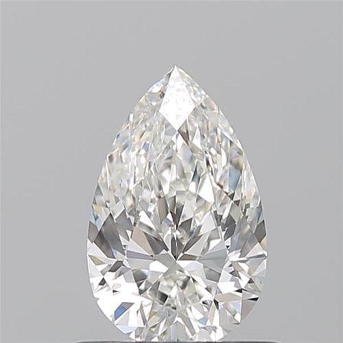 0.74 carat G-VVS2 Natūralus Pear Deimantas (1)