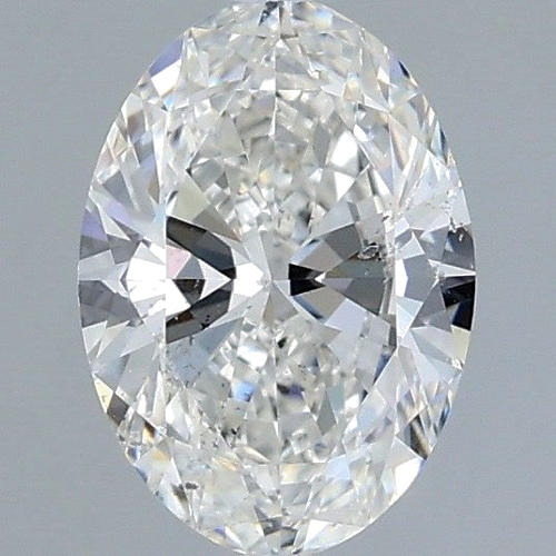 1.0 carat G-SI2 Natūralus Oval Deimantas (1)
