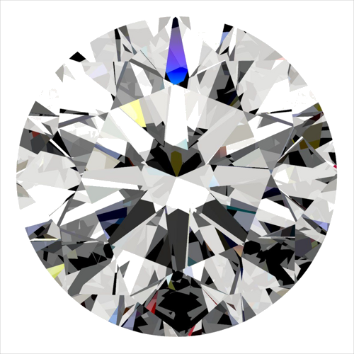0.51 carat G-VS2 Excellent cut Natūralus Round Deimantas (1)