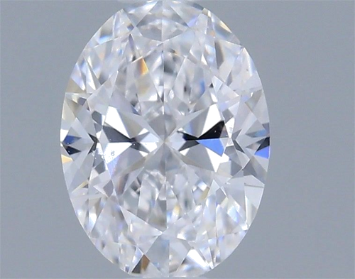 0.35 carat D-SI1 Natūralus Oval Deimantas (1)