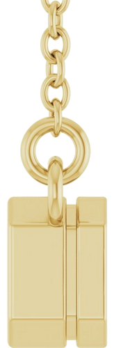 Pakabukas „Solitaire“ 14k yellow gold Emerald 6mm x 4mm (3)