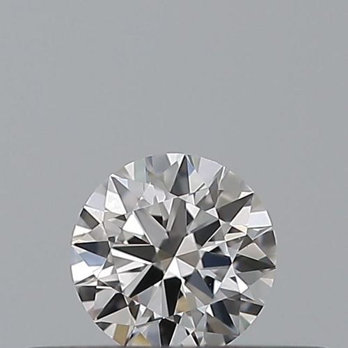 0.18 carat F-VVS2 Excellent cut Natūralus Round Deimantas (1)