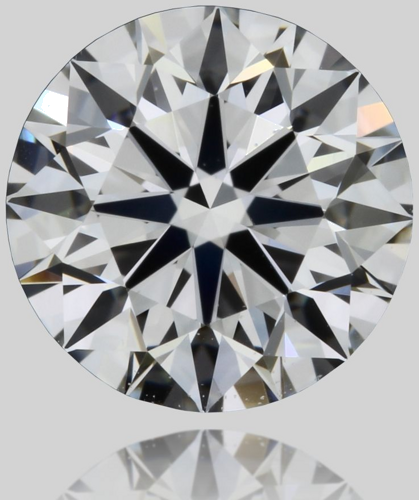 0.77 carat F-VVS2 Excellent cut Natūralus Round Deimantas (1)