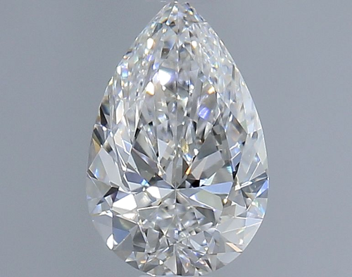 0.5 carat E-VS1 Natūralus Pear Deimantas (1)