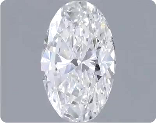 0.3 carat F-SI1 Natūralus Oval Deimantas (1)