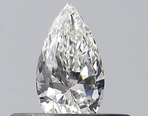 0.24 carat H-VVS2 Natūralus Pear Deimantas (1)