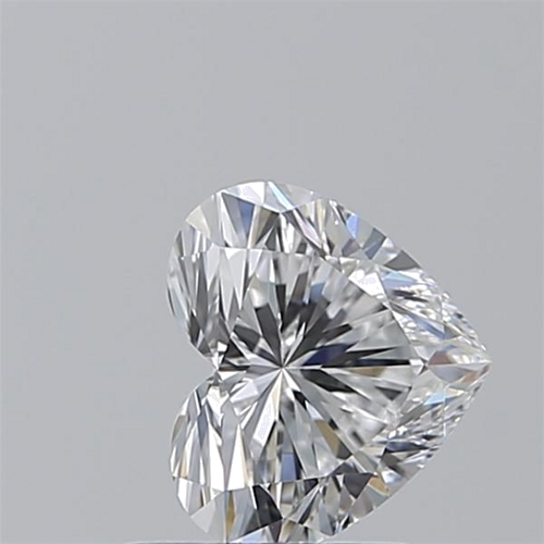 1.0 carat D-VVS2 Natūralus Heart Deimantas (1)