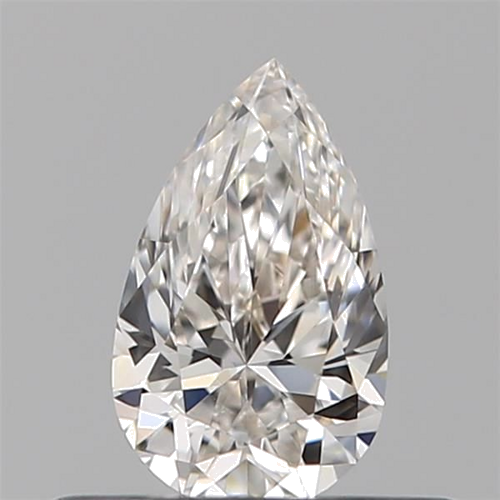 0.32 carat G-VVS2 Natūralus Pear Deimantas (1)