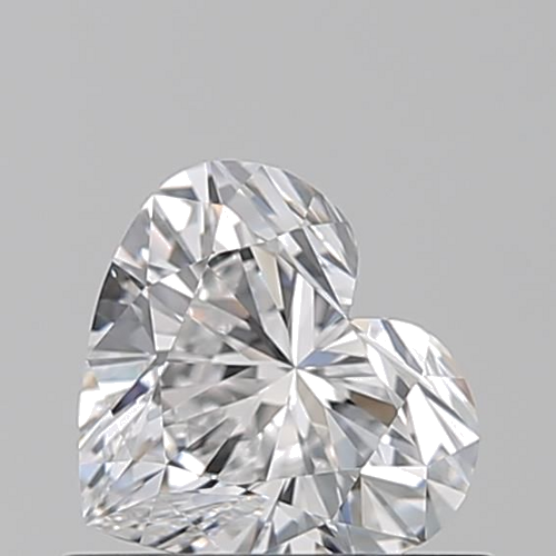 0.55 carat D-VVS2 Natūralus Heart Deimantas (1)