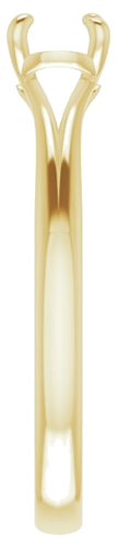 Sužadėtuvių Žiedas „Solitaire“ 14k yellow gold Round 5.8mm (4)
