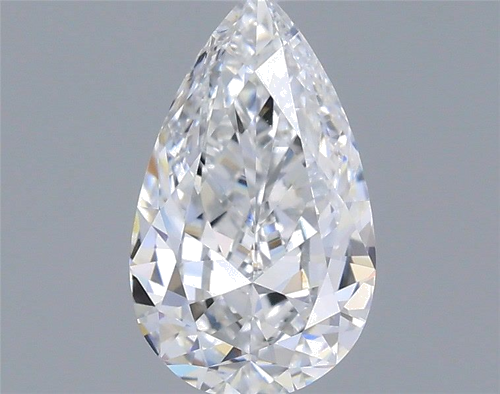 0.6 carat E-VVS2 Natūralus Pear Deimantas (1)