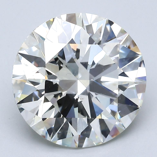 6.01 carat K-SI1 Excellent cut Natūralus Round Deimantas (1)