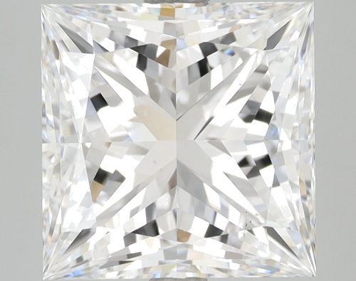 5.03 carat D-VS2 Natūralus Princess Deimantas (1)