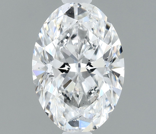 0.7 carat D-SI1 Natūralus Oval Deimantas (1)