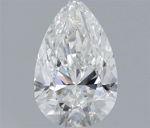 0.53 carat F-VS2 Natūralus Pear Deimantas (1)