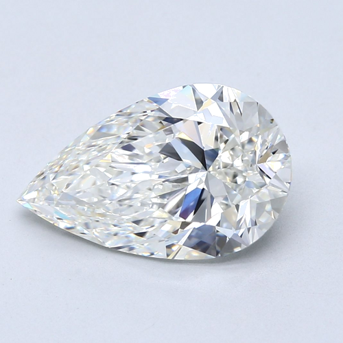 5.01 carat I-VVS2 Natūralus Pear Deimantas (1)