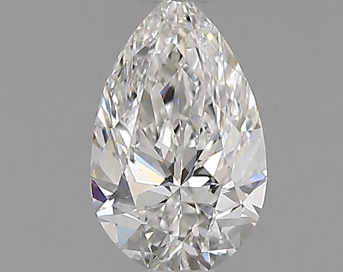 0.51 carat G-VVS2 Natūralus Pear Deimantas (1)