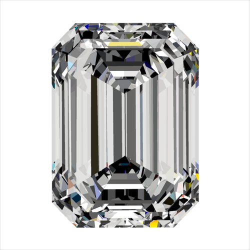 0.42 carat E-VVS2 Natūralus Emerald Deimantas (1)