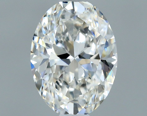 0.44 carat F-VVS1 Natūralus Oval Deimantas (1)