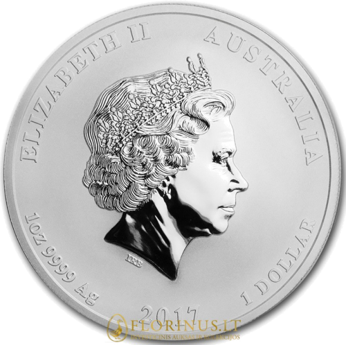 2017 Dragon and Phoenix, Australia, 1 oz silver coin (3)