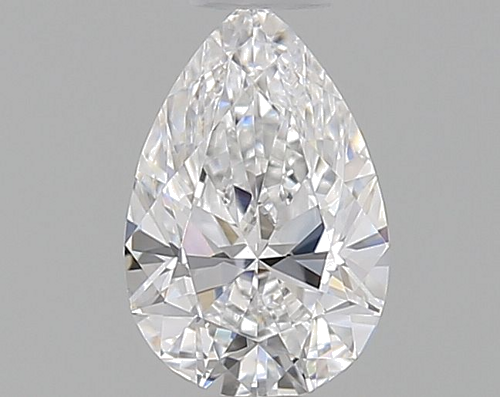 0.3 carat D-VVS2 Natūralus Pear Deimantas (1)