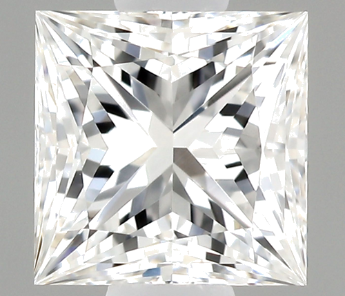 0.52 carat E-VVS1 Natūralus Princess Deimantas (1)