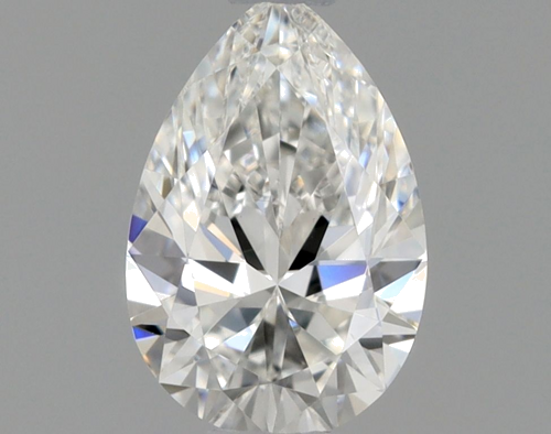 0.31 carat F-VVS2 Natūralus Pear Deimantas (1)