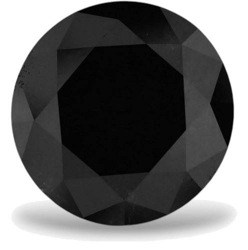 3.25 carat Fancy Black-VVS2 Excellent cut Natūralus Round Deimantas (1)