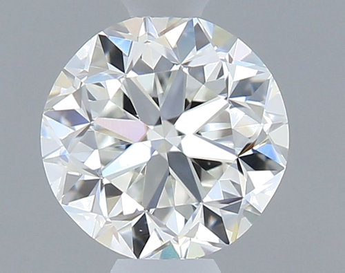 0.51 carat G-VVS2 GD cut Natūralus Round Deimantas (1)