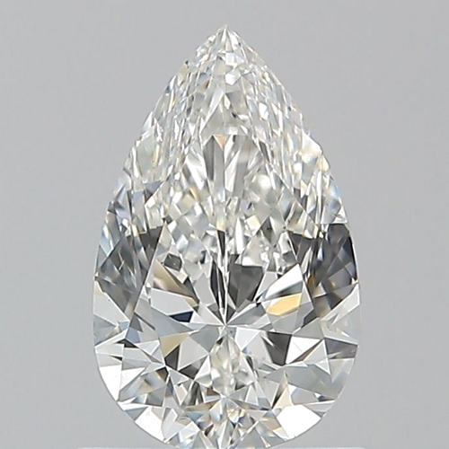 1.0 carat F-VS2 Natūralus Pear Deimantas (1)