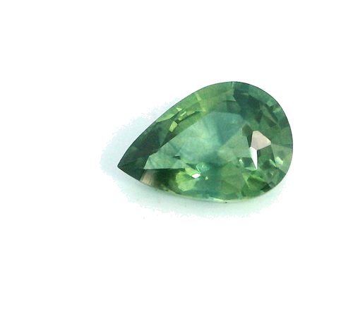 0.62 carat GREEN Pear Safyras (1)