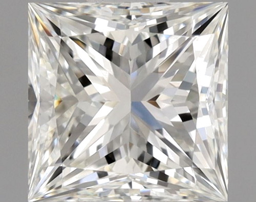 0.6 carat H-VVS2 Natūralus Princess Deimantas (1)