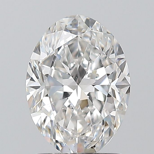 1.5 carat F-SI2 Natūralus Oval Deimantas (1)