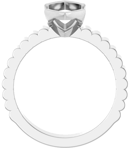Sužadėtuvių Žiedas „Half-Bezel Solitaire“ 10k white gold Marquise 13mm x 6.5mm (2)