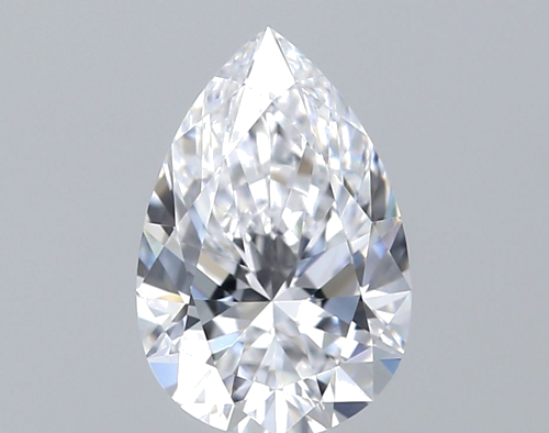 0.59 carat D-VVS2 Natūralus Pear Deimantas (1)