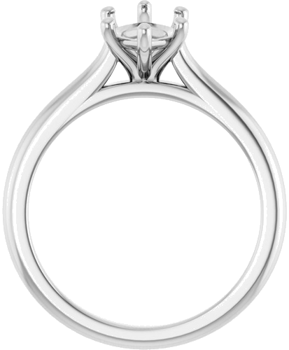 Sužadėtuvių Žiedas „Solitaire“ 585 Baltojo Aukso Marquise 12mm x 6mm (2)