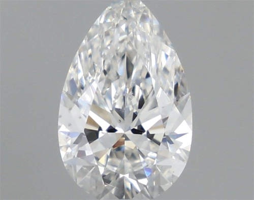 0.51 carat F-SI1 Natūralus Pear Deimantas (1)