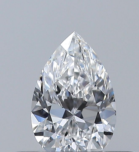 0.3 carat E-VVS2 Natūralus Pear Deimantas (1)