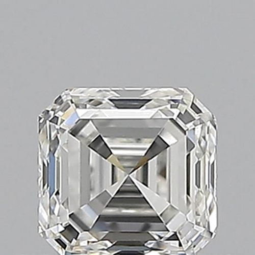 0.5 carat G-IF Natūralus Asscher Deimantas (1)