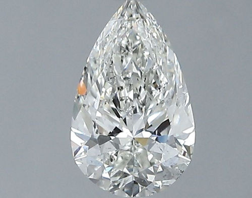 0.5 carat I-SI1 Natūralus Pear Deimantas (1)