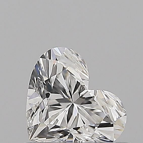 0.51 carat F-IF Natūralus Heart Deimantas (1)
