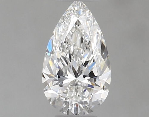 0.34 carat F-VVS1 Natūralus Pear Deimantas (1)