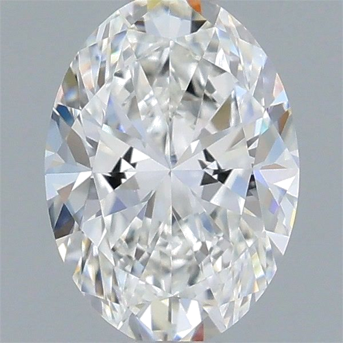 0.6 carat F-VVS1 Natūralus Oval Deimantas (1)